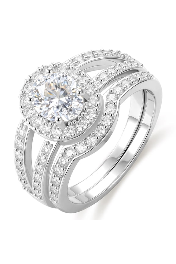 S925 Sterling Silver Plated Oval Wedding Rings for Women CZ Eternity Promise Band Engagement Rings Set Birthday Mothers Day Jewelry Gifts Her Mom Wife Girlfriend Adults Ideas