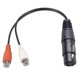 thumbnail image 1 of Xlr To Dual Rca Cable Xlr To Rca Y Splitter Cable 3 Pin Xlr Female To 2rca Female Amplifier Mixing-Good, 1 of 5