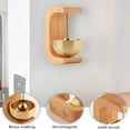 thumbnail image 4 of Kumdkd Beech Wood Doorbell Chime - Brass Magnetic Bell for Home/Store, 4 of 8