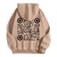 thumbnail image 4 of MHFRRA Suéter Unisex con Capucha, Mangas Largas y Bolsillos, Estampado de Código Qr En Color Liso, para Otoño E Invierno Caqui, 4 of 4