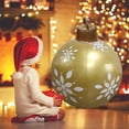 thumbnail image 3 of 1 Set Christmas Inflatable Ball Outdoor Christmas Decorations Inflatable Decorated Ball with Pump for Home New Year Festive Decor, 3 of 3