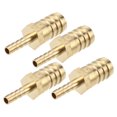 thumbnail image 1 of 4 piezas 16 mm - 6 mm espiga de manguera de forma recta tubo de púas recto conector de montaje de manguera de latón, 1 of 1