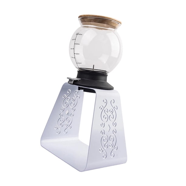 Tetera de vidrio con soporte e , reutilizable, para preparar bebidas frías y calientes, fácil de mantener, práctica cafetera doméstica.
