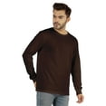 thumbnail image 2 of Inkmeso Men's Cotton Long Sleeve T-shirt Basic Crew Neck Shirt, 2 of 7