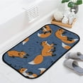 thumbnail image 4 of GZHJMY Bathroom Rugs Mats Non-Slip, Soft Microfiber Absorbent Bath Mats for Shower Bathtubs, Cute Foxes Indoor Entrance Door Mats Bedroom Laundry 31”x20” Carpet Runner, 4 of 7