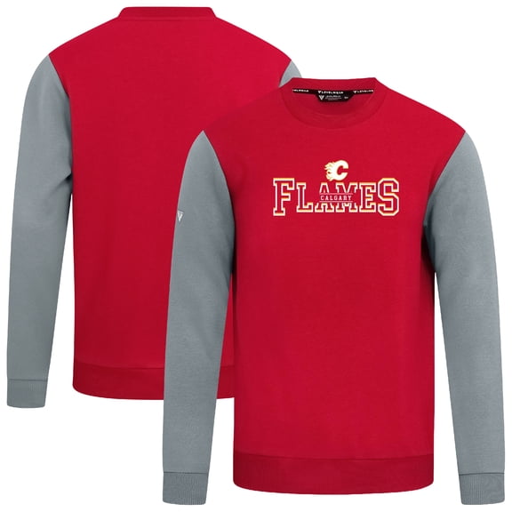 Men's Levelwear  Red/Gray Calgary Flames Ultimate Journey Sweatshirt