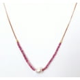 thumbnail image 1 of White South Sea Baroque Curltured Pearl and Pink Tourmaline Bolo Necklace in .925 Sterling Silver, 1 of 3