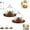 2A, variant on Charcuterie Snow Globe Container Wood – Clear Dome Food Display Box for Charcuterie Boards, Cheese, Desserts & Holiday Entertaining (A)