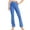Blue-2025, variant on MKOSPLRT High Waist Pants for Girl Stretch Yoga Workout Pants Solid Color Lounge Gym Leggings Lightweight Straight Leg Pants for 2-13 Years
