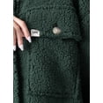 thumbnail image 5 of Lee® Women's Long Sleeve Cropped Sherpa Shirt Jacket, 5 of 9