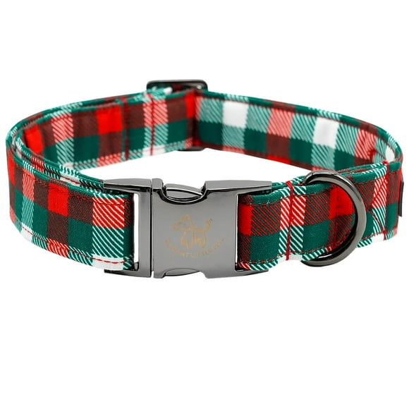 Collar para perro Elegant Little Tail M 32-56 cm con estampado navideño