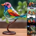 thumbnail image 4 of Adornos para observar aves Adornos para decoración del hogar Cien flores Colgante para observar aves Serie de observación de aves Decoración de metal para el hogar (B), 4 of 5