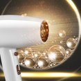 thumbnail image 4 of SNNROO 1600W Wall Mounted Hair Dryer Blow Dryer with Rack for Bathroom Hotel, 4 of 9