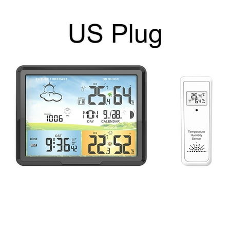 

Weather Station With Sensor Real Time Weather Forecast Thermometer Hygrometer