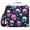 Neon Skulls and Stars, variant on 3 Ring Zipper Binder with Shoulder Strap Waterproof Trapper Keeper 2 Inch D-Ring 500 Sheets Capacity Neon Skulls and Stars