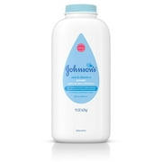 Johnson's Aloe & Vitamin E Baby Powder Pure Cornstarch, 15oz, 3-Pack