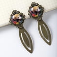 thumbnail image 3 of Pangolin Vintage Copper-Colored Lace Bookmarks: Stunning Stainless Steel Bookmarks, Ideal Gift for Readers and Book Lovers - Set of 2, 3 of 5