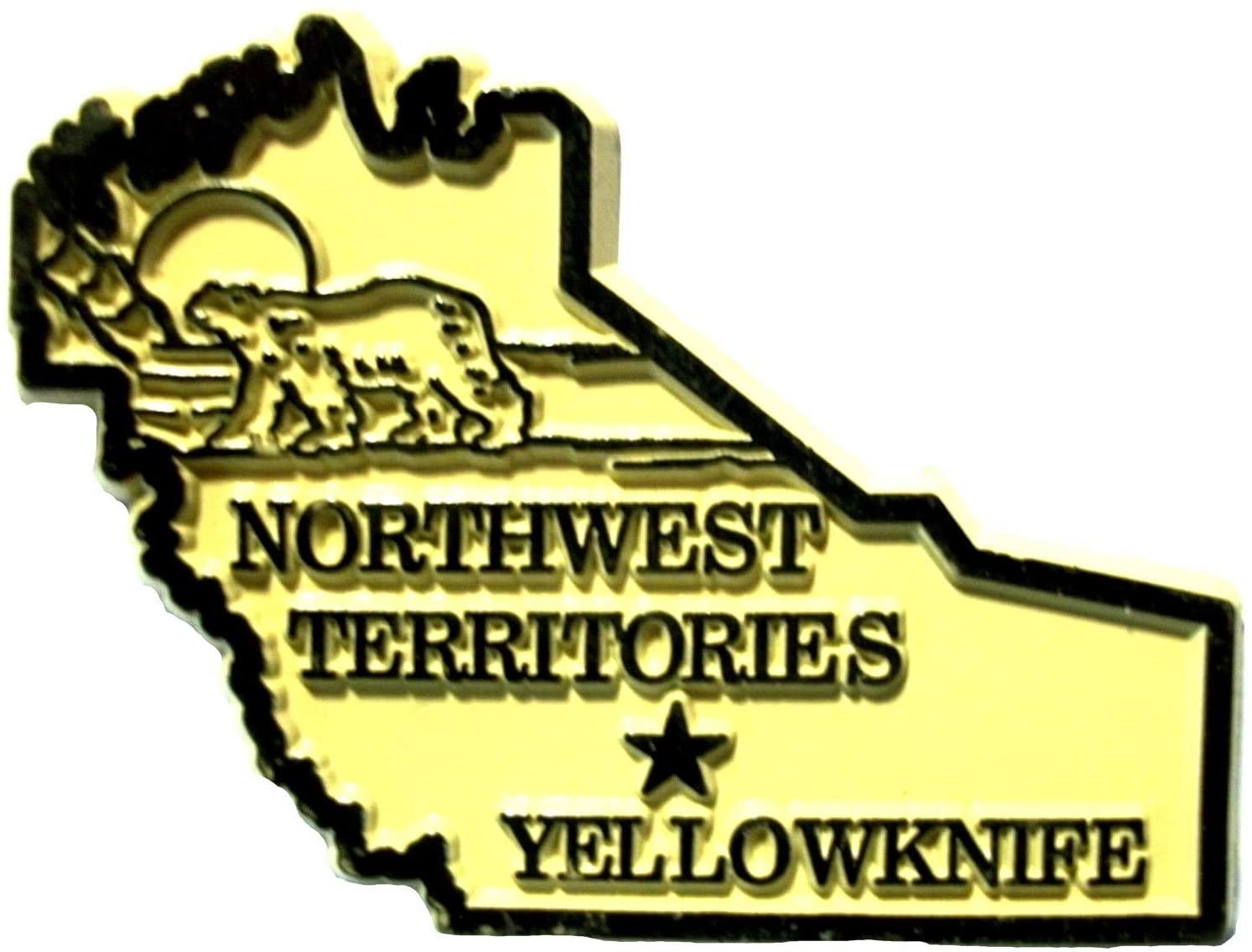 Classic Northwest Territories Yellowknife Canadian Province Fridge