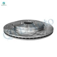 thumbnail image 3 of Set of 6 Rear 345mm Drilled Slotted Brake Disc Rotors-Ceramic Brake Pad Kit For 2013-2019 Ford Flex, 3 of 8