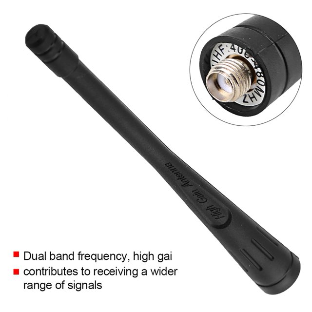 Antena Hembra SMA 10 Uds Antena Inalámbrica de Doble Banda para BF888S 777S 666S Radio Bidireccional 10 Uds para Radio de Mano de Alta Ganancia