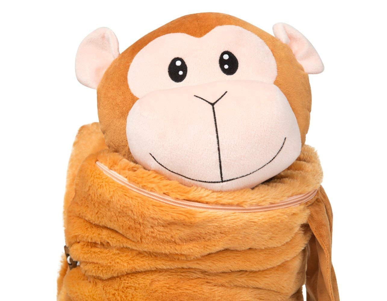 EUBUY 2 in 1 Cartoon Animals Play Pillow Sleeping Bag Pillow That Converts Into A Sleeping Bag Comfortable Soft Cushion for All Seasons Machine Washable