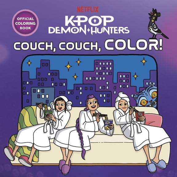 KPop Demon Hunters: Couch, Couch, Color! Official Coloring Book (Paperback)