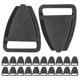 thumbnail image 5 of Hebillas de repuesto para casco de seguridad, 100 unidades, compactas, con clip para casco de construcción, 5 of 8