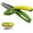 Green 1, variant on Salad Scissors for Chopped Salad: Multiblade Food Scissor Salad Chopper with Double Blades, Lettuce Chopper Kitchen Chopper Tool for Tossing and Chopping in Salad Bowl (Blue)
