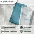 thumbnail image 6 of Split P Aqua Elements Solid Napkin Set of 4, 6 of 6
