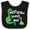 Black and White, variant on Inktastic My Papaw Grandpa Loves Me Dinosaur Boys Baby Bib