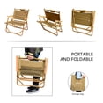 thumbnail image 2 of Portable Foldable Wood Chair Ultralight Leisure Chair Nap Beach Chair, 2 of 8