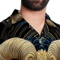 thumbnail image 5 of Aries Constellation Men's Short Sleeve Button Down Hawaiian Beach Printed Casual Shirts, 5 of 6