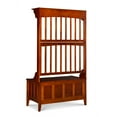 thumbnail image 4 of Linon Arbre de Hall avec Banc de Rangement en Noyer Brun, 4 of 16