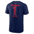 thumbnail image 3 of Men's Navy New Orleans Pelicans #1 Dad Jersey T-Shirt, 3 of 3