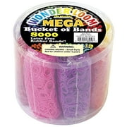 The Beadery - WonderLoom Mega Rubber Bands - 8000 Pieces
