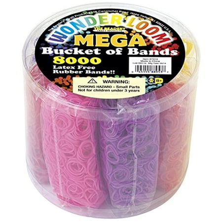 The Beadery - WonderLoom Mega Rubber Bands - 8000 Pieces