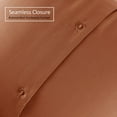 thumbnail image 5 of Nestl Pillow Sham Set of 2, Premium 1800 Series Double Brushed Bed Pillow Cases, Rust Orange Brown, King 20" X 36", 5 of 5