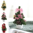 thumbnail image 1 of Pvc Christmas Tree Mini Christmas Tree Desktop Ornament PVC 20x10cm Multicolor Holiday Decoration for Home,Gold 1Pcs JASKFLY, 1 of 9