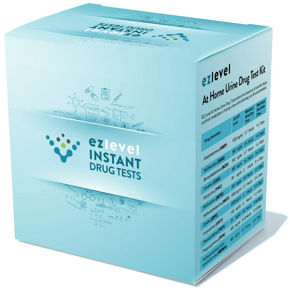 (25 Pack) EZ Level 12 Panel At Home Urine Drug Dip Test MultiDrug Testing Kit