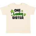thumbnail image 3 of Inktastic One Lucky Sister with Shamrocks Girls Toddler T-Shirt, 3 of 5