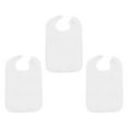 thumbnail image 4 of Gazechimp 3Pcs Adult Bibs Machine Washable Reusable Adjustable for Seniors Elderly Men white, 4 of 8