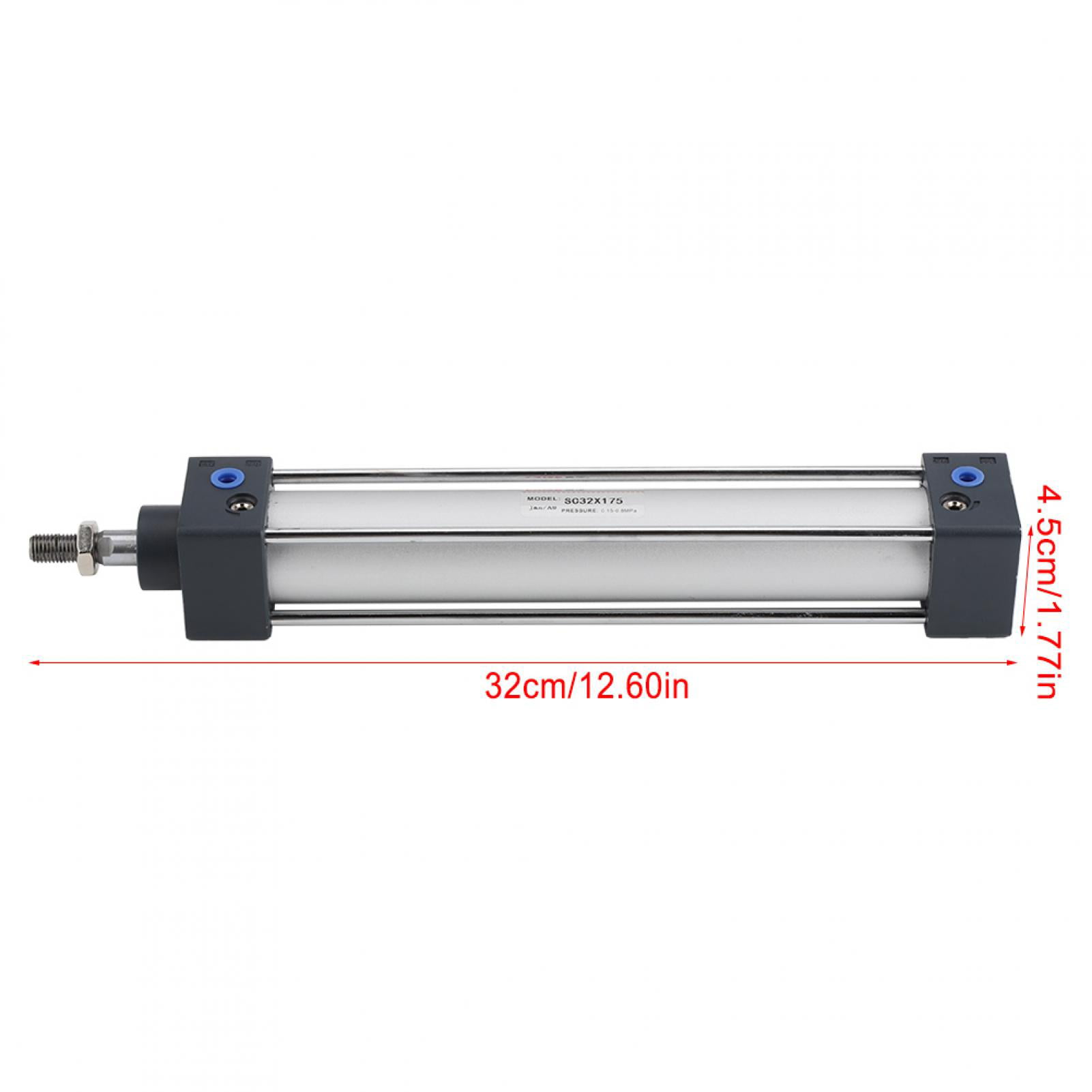 SC32x175 32mm Bore 175mm Stroke Screwed Piston Rod  Action Air Cylinder 