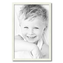 ArtToFrames 17" x 26" White Picture Frame, 17x26 inch White Wood Poster Frame (WOM-5138)