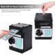thumbnail image 4 of Hucha para niño y niña, hucha electrónica con protección de contraseña, caja de ahorro para billetes de cajero automático, caja de ahorro rodante, color negro JAMW Sencillez, 4 of 5