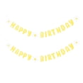 thumbnail image 1 of KAKOWELY 2 pancartas de feliz cumpleaños de fieltro para fiesta de cumpleaños, diseño de fiesta, decoración de fondo, 1 of 5
