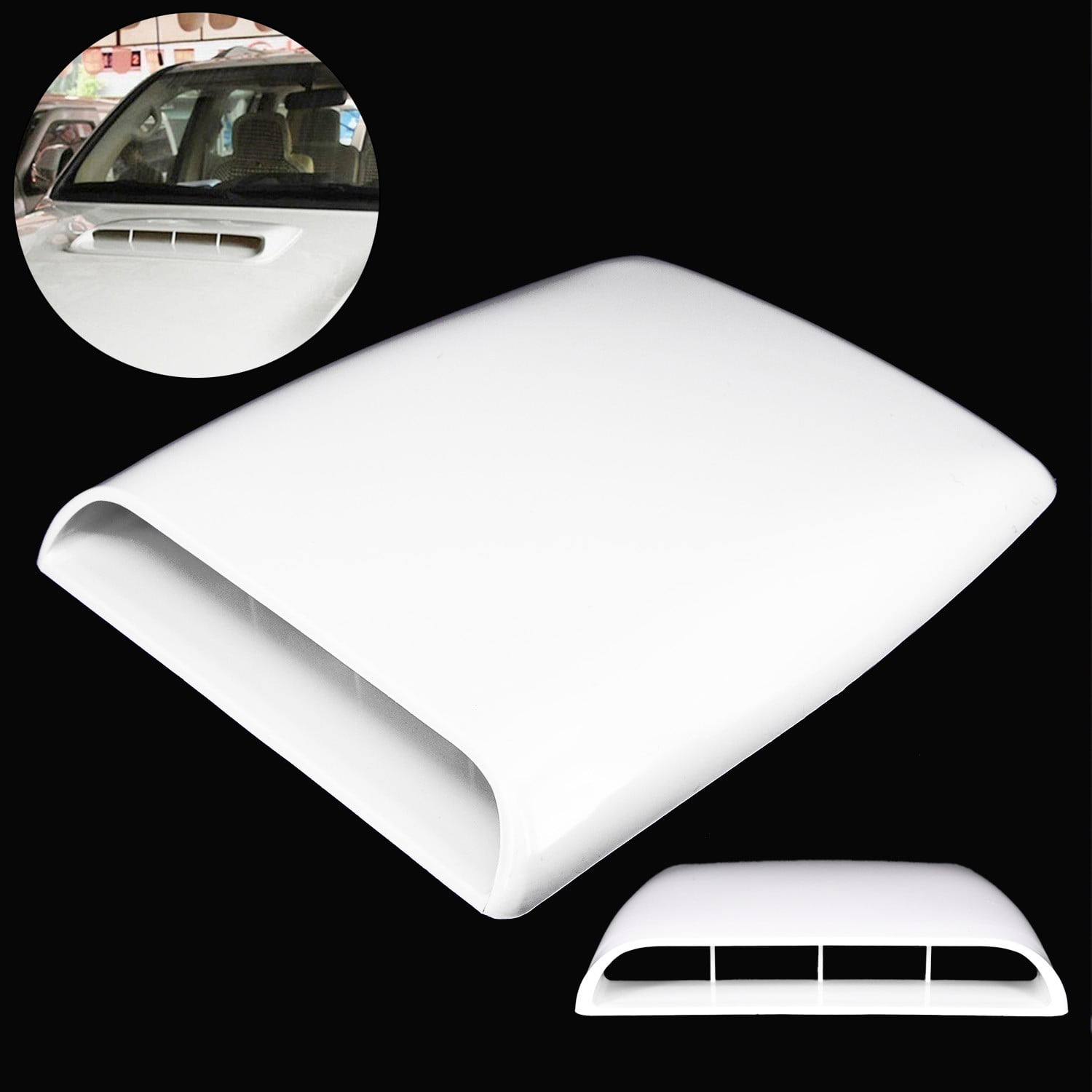 Universal Car Bonnet Hood Scoop Air Flow Intake Vent Cover Decorative
