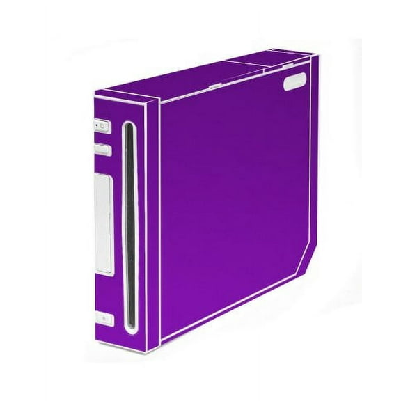 Nintendo Wii CHROME PURPLE Console Skin