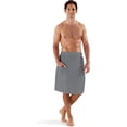 thumbnail image 1 of Boca Waffle Shower Wrap, Lightweight Mens Sauna Towel Wrap for Home, Spa or Gym - Secure & Adjustable, 1 of 5