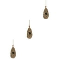 thumbnail image 4 of KAKOWELY Hanging Bird Nest Dark Brown Teardrop Rustic Style 3Pcs 13.8X4.3X4.3in, 4 of 6