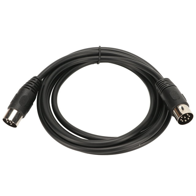 Cable DIN macho de 8 pines a DIN macho de 6 pines, conexión de señal de datos de sonido, Plug and Play, 1,8 m